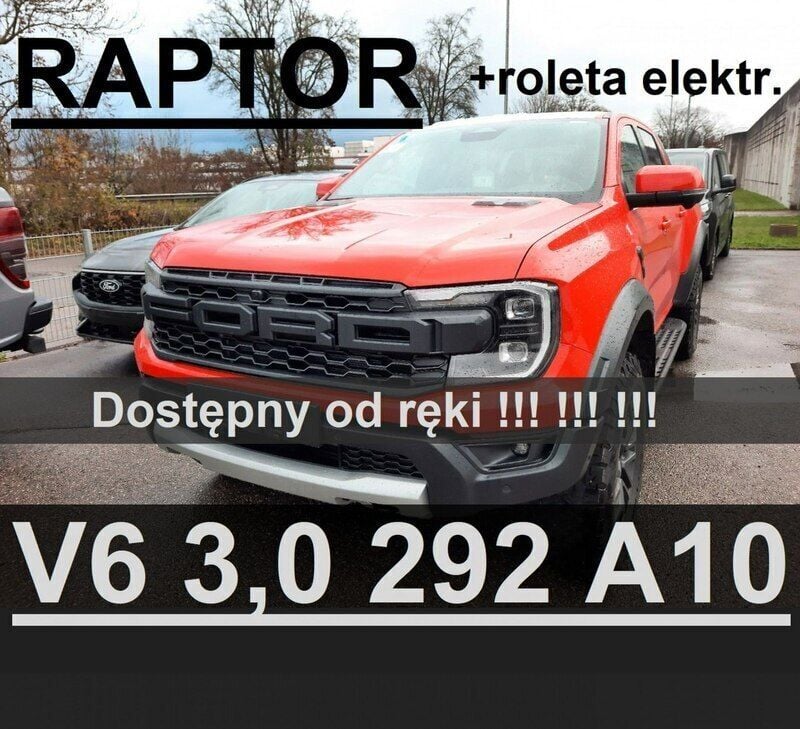 Pomarańczowy Nowe 2024 Ford Ranger Raptor Pickup | 358 000 zł (Uczciwa cena) - Obraz 1/4