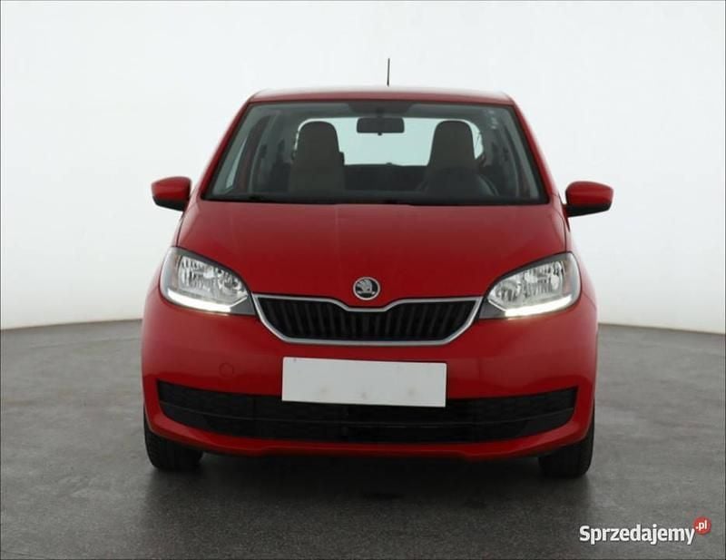 Czerwony Używany 2017 Skoda Citigo Hatchback | 21 999 zł (Dobra cena) - Obraz 1/4