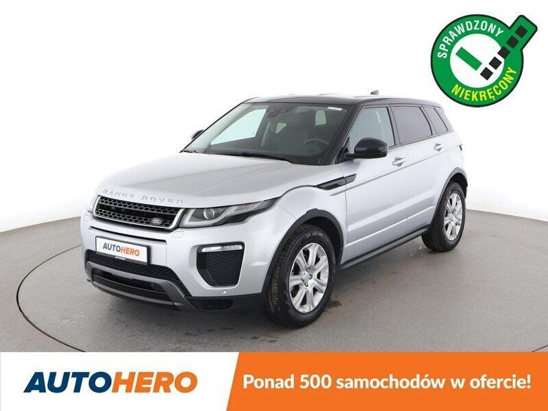 Srebrny Używany 2018 Land Rover Range Rover evoque SUV | 74 800 zł - Obraz 1/3