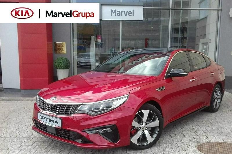 Czerwony (metalik) Używany 2018 Kia Optima 2 Sedan/Limuzyna | 159 790 zł - Obraz 1/1