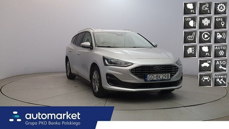 Srebrny Używany 2023 Ford Focus Titanium X Kombi | 81 850 zł - Obraz 1/4
