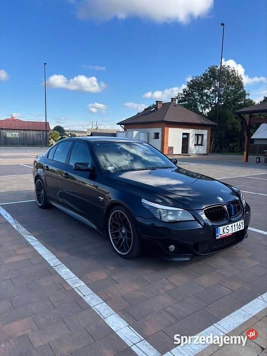 Granatowy Używany 2007 BMW 535 Sedan/Limuzyna | 40 000 zł - Obraz 1/4