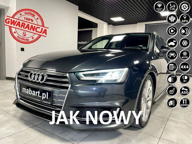 Szary (metalik) Używany 2017 Audi A4 Sedan/Limuzyna | 96 000 zł (Uczciwa cena) - Obraz 1/4