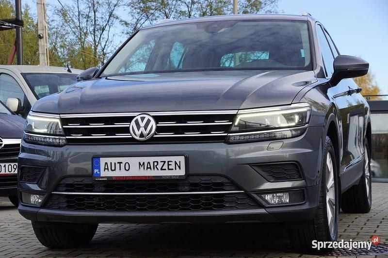 Szary Używany 2018 VW Tiguan SUV | 82 700 zł (Uczciwa cena) - Obraz 1/4