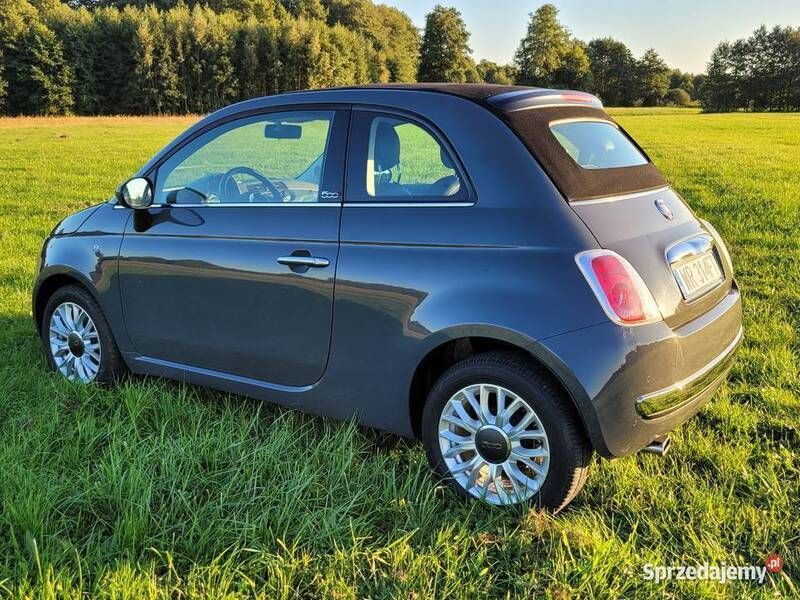 Grafitowy Używany 2014 Fiat 500C Kabriolet | 28 900 zł - Obraz 1/4