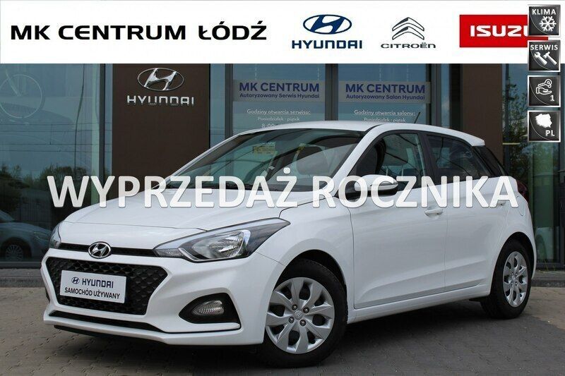 Używany Hyundai i20 Classic 84 KM (61 kW) 2019 Biały Hatchback