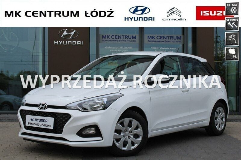Biały Używany 2019 Hyundai i20 Classic Hatchback | 49 900 zł (Dość drogi) - Obraz 1/4