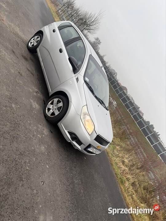 Srebrny Używany 2008 Chevrolet Aveo Hatchback | 3800 zł (Uczciwa cena) - Obraz 1/4