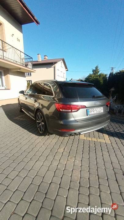 Szary Używany 2016 Audi A4 S-Line Kombi | 85 000 zł - Obraz 1/4