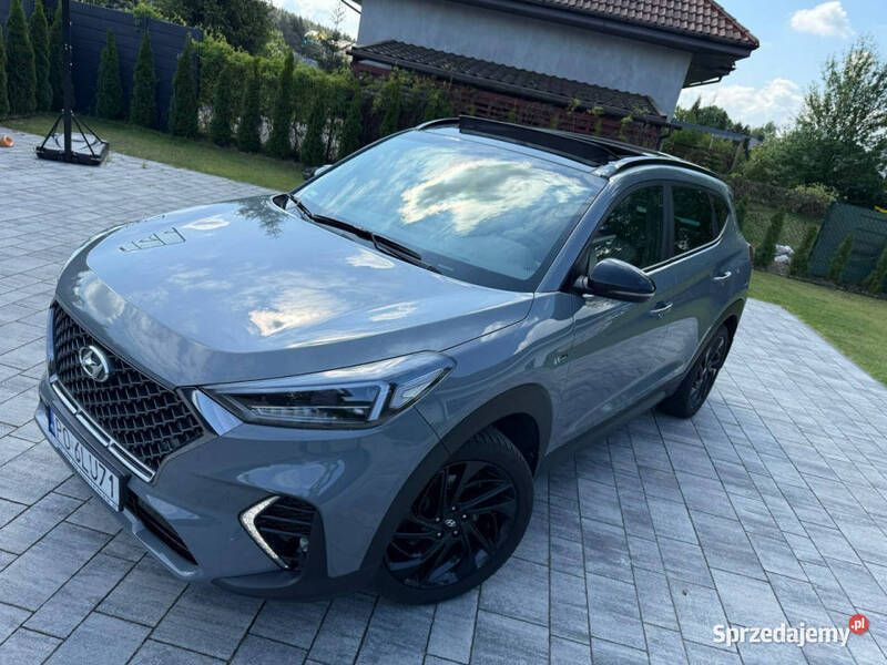 Szary Używany 2019 Hyundai Tucson N Line SUV | 86 999 zł (Uczciwa cena) - Obraz 1/4