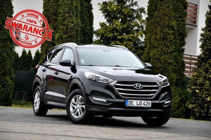 Czarny Używany 2018 Hyundai Tucson SUV | 63 900 zł (Dobra cena) - Obraz 1/4
