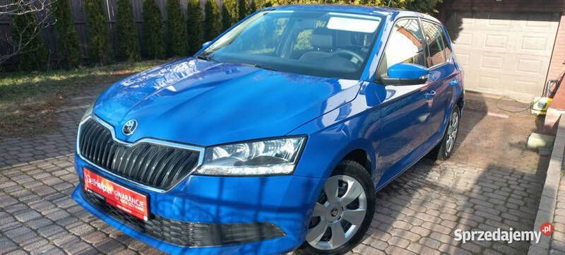Niebieski Używany 2021 Skoda Fabia Hatchback | 24 300 zł (Super Cena) - Obraz 1/4