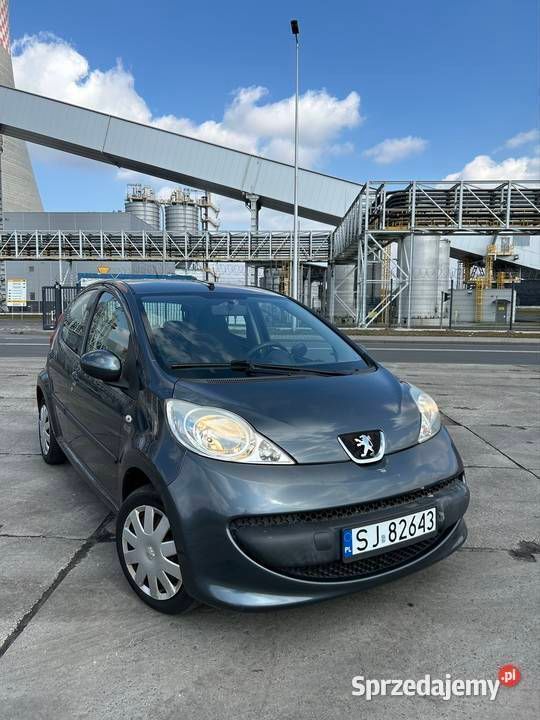 Grafitowy Używany 2007 Peugeot 107 Hatchback | 11 900 zł (Uczciwa cena) - Obraz 1/4