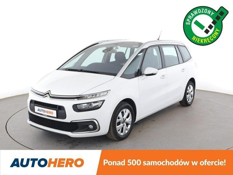 Biały Używany 2016 Citroën Grand C4 Picasso Minivan | 45 900 zł (Dość drogi) - Obraz 1/3