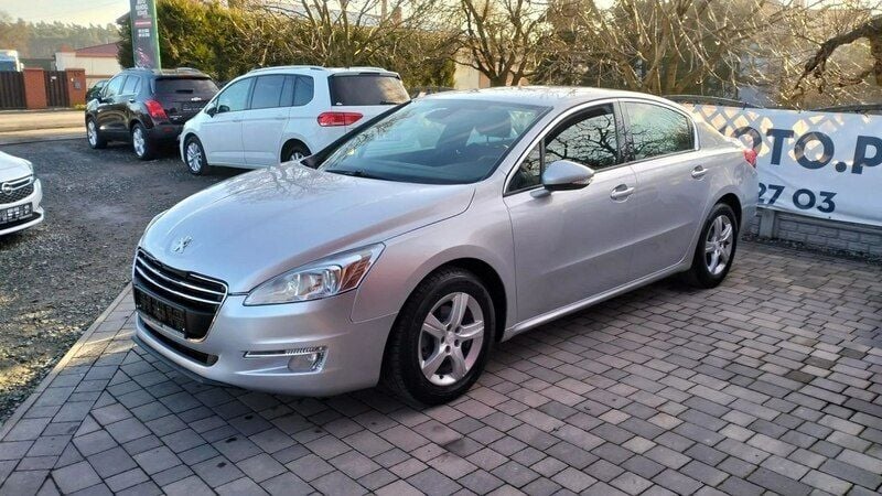 Srebrny (metalik) Używany 2012 Peugeot 508 Sedan/Limuzyna | 22 900 zł (Dość drogi) - Obraz 1/4