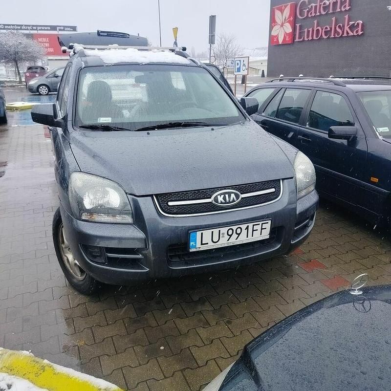 Szary Używany 2008 Kia Sportage SUV | 20 000 zł (Uczciwa cena) - Obraz 1/4