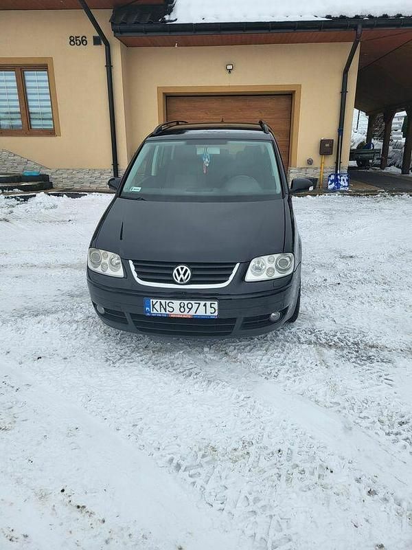 Używany VW Touran 2006 Czarny Minivan