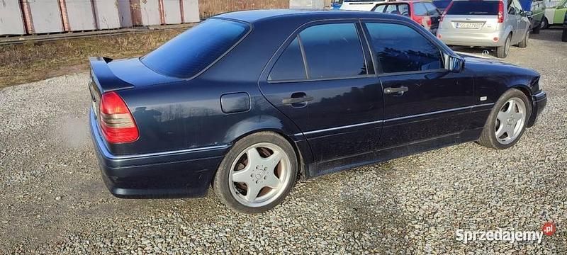Niebieski Używany 1996 Mercedes C36 AMG AMG Sedan/Limuzyna | 60 000 zł - Obraz 1/4