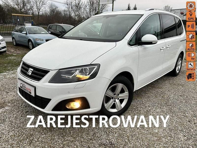 Biały Używany 2018 Seat Alhambra Minivan | 72 500 zł (Dobra cena) - Obraz 1/4
