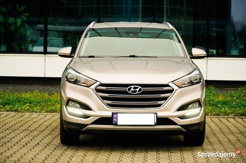 Złoty Używany 2017 Hyundai Tucson SUV | 56 500 zł (Uczciwa cena) - Obraz 1/4