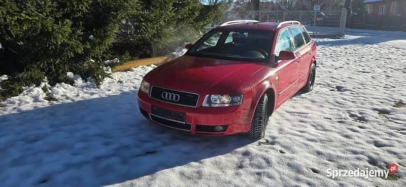 Czerwony Używany 2004 Audi A4 Kombi | 6500 zł (Uczciwa cena) - Obraz 1/4