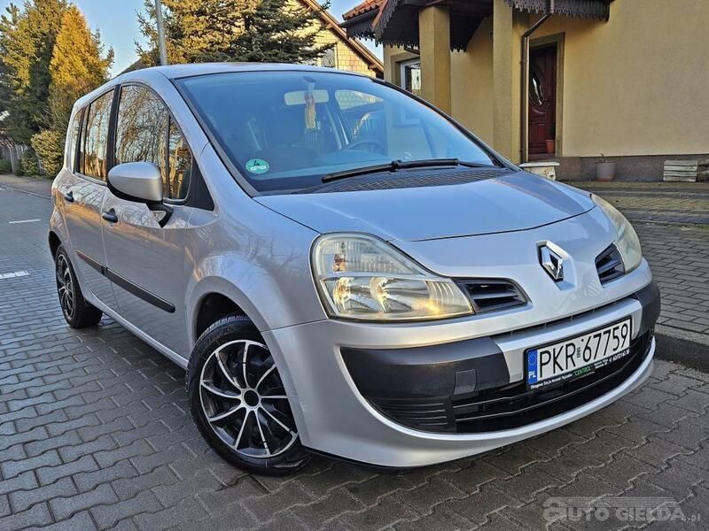 Srebrny Używany 2008 Renault Modus Minivan | 8999 zł (Uczciwa cena) - Obraz 1/4