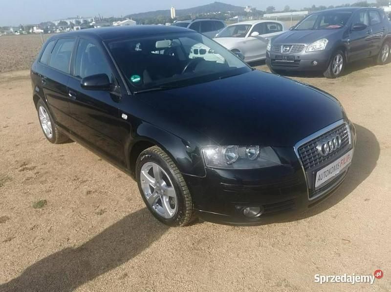 Czarny Używany 2008 Audi A3 Hatchback | 19 900 zł (Uczciwa cena) - Obraz 1/4