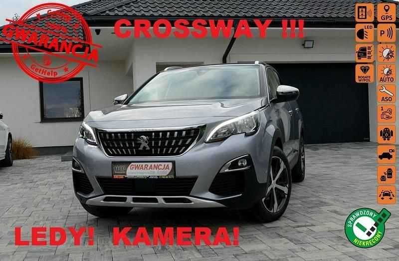 Szary (metalik) Używany 2017 Peugeot 3008 SUV | 51 500 zł (Dobra cena) - Obraz 1/4