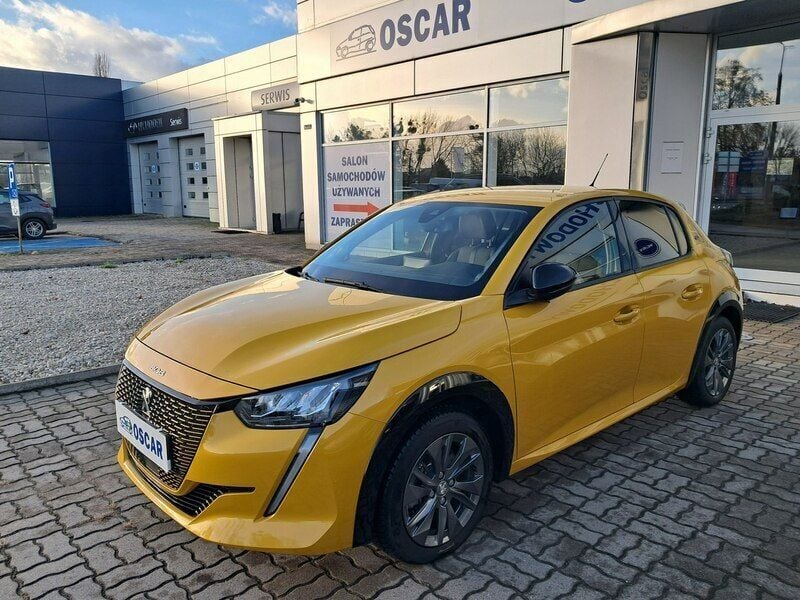 Złoty Używany 2022 Peugeot e-208 Allure Hatchback | 103 900 zł - Obraz 1/4