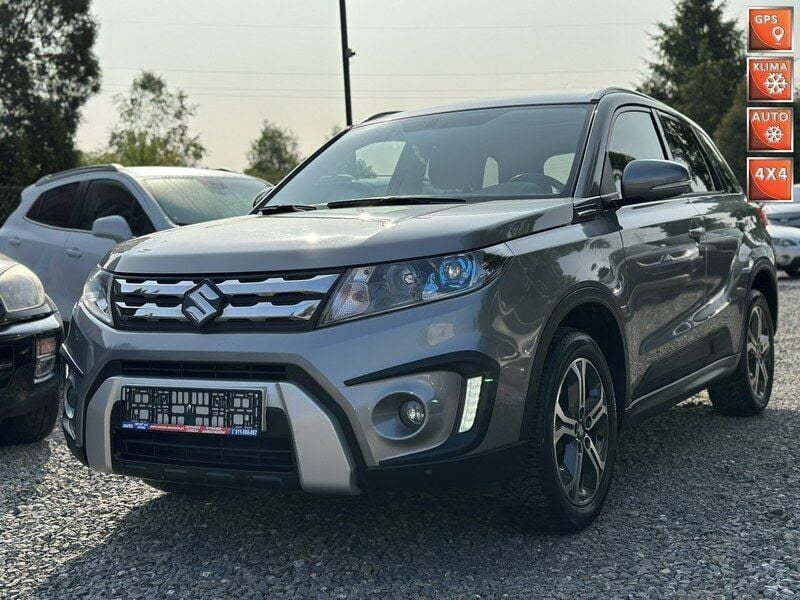 Szary Używany 2016 Suzuki Vitara SUV | 58 900 zł (Dobra cena) - Obraz 1/4