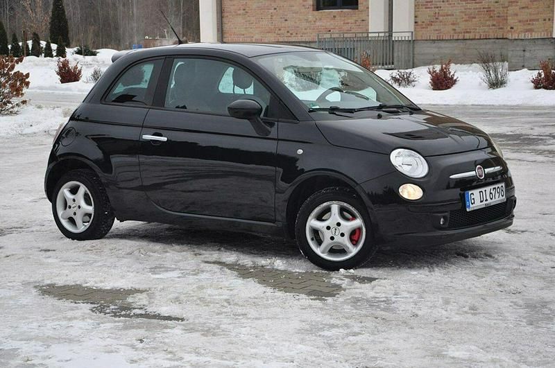 Używany Fiat 500 100 KM (73 kW) 2008 Czarny (metalik) Hatchback