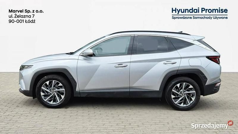 Srebrny Używany 2023 Hyundai Tucson SUV | 112 500 zł (Drogi) - Obraz 1/4
