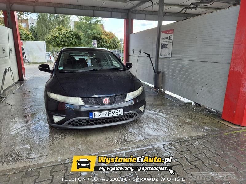 Czarny Używany 2008 Honda Civic | 14 000 zł - Obraz 1/4