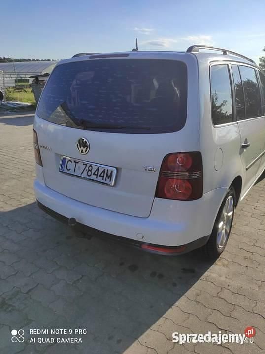 Używany VW Touran 105 KM (77 kW) 2008 Biały Minivan