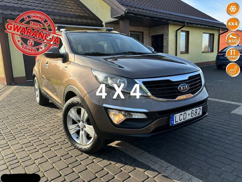 Brązowy Używany 2010 Kia Sportage 2 SUV | 36 400 zł (Dość drogi) - Obraz 1/4