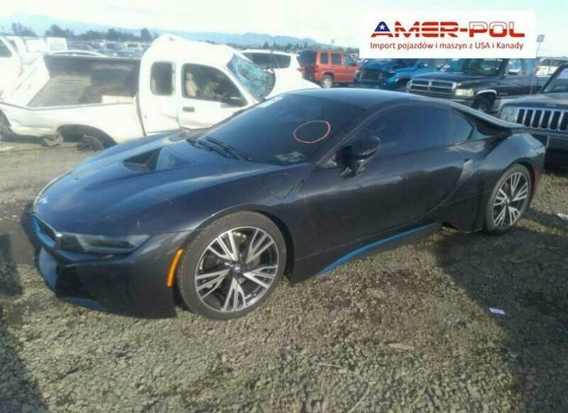 Szary Używany 2017 BMW i8 Coupe | 182 000 zł - Obraz 1/4