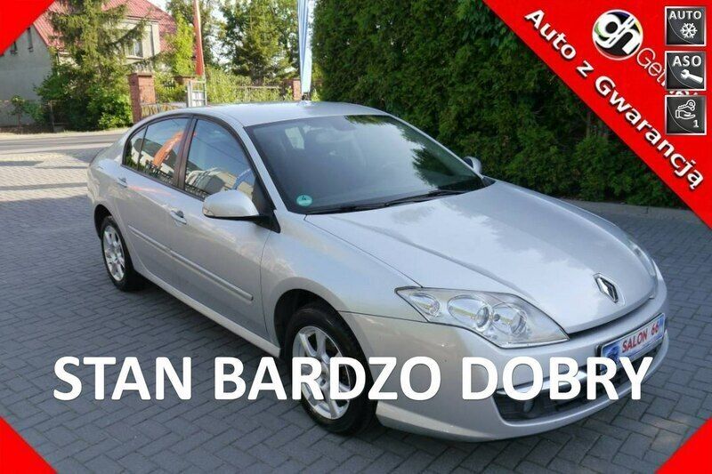 Srebrny Używany 2009 Renault Laguna III Sedan/Limuzyna | 18 600 zł (Uczciwa cena) - Obraz 1/4