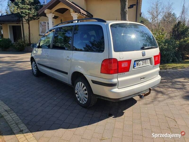 Używany Seat Alhambra 2002 Srebrny Minivan