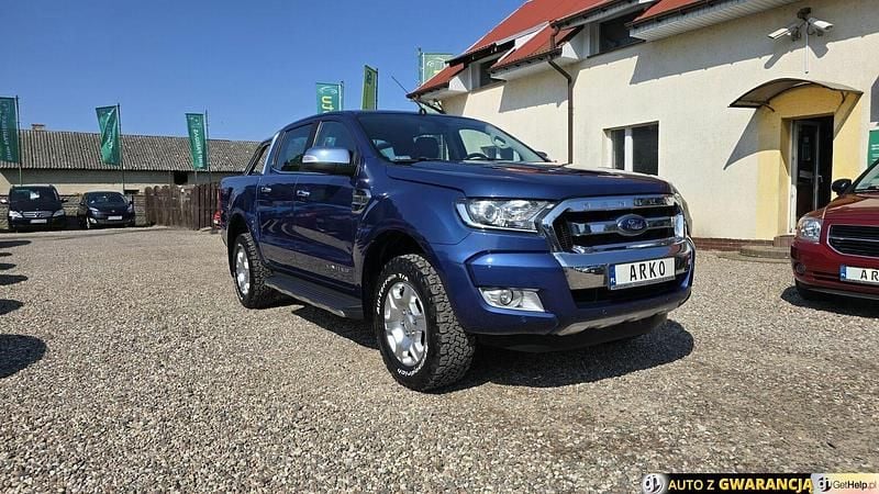 Niebieski Używany 2016 Ford Ranger Limited Pickup | 92 900 zł (Drogi) - Obraz 1/4