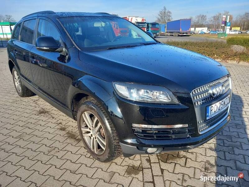 Czarny Używany 2008 Audi Q7 SUV | 43 500 zł (Uczciwa cena) - Obraz 1/4