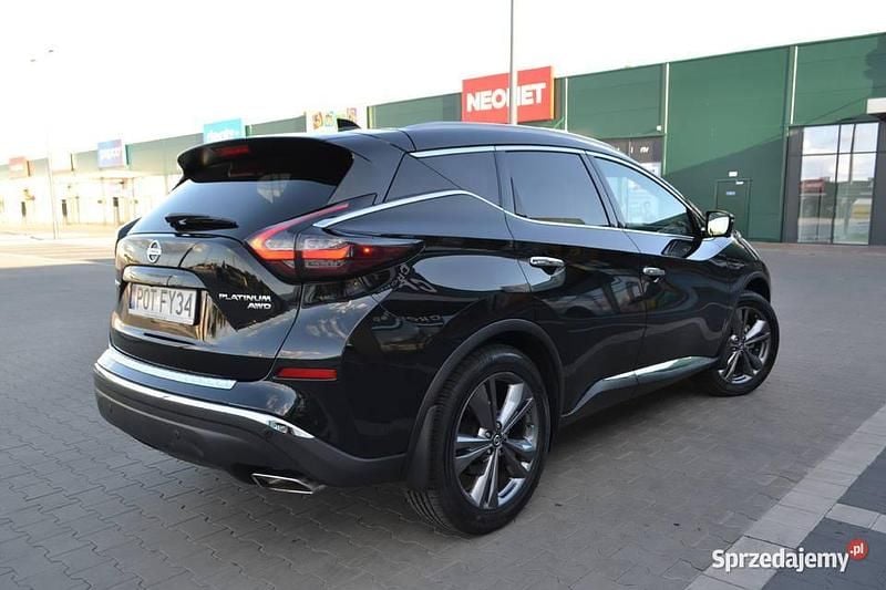 Czarny Używany 2021 Nissan Murano Platinum SUV | 109 900 zł - Obraz 1/4