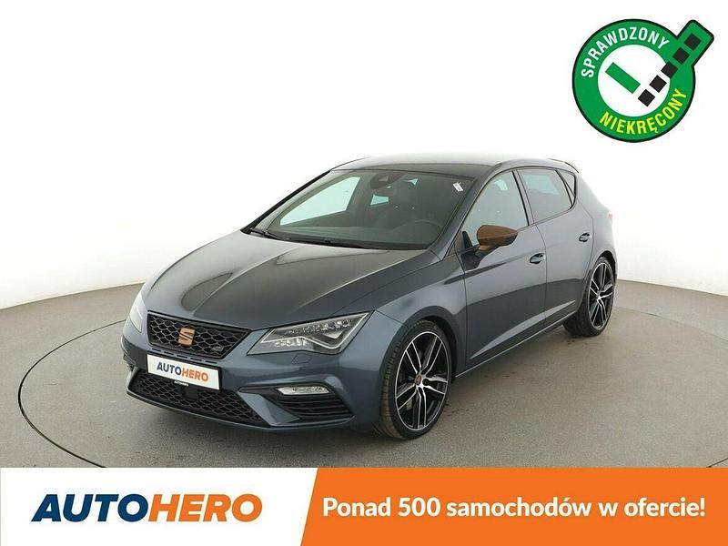 Szary Używany 2019 Seat Leon Hatchback | 87 900 zł (Dość drogi) - Obraz 1/3