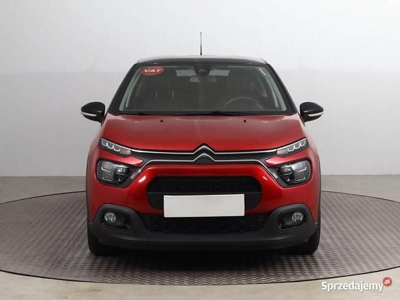 Czerwony Używany 2023 Citroën C3 PureTech Hatchback | 54 999 zł (Uczciwa cena) - Obraz 1/4