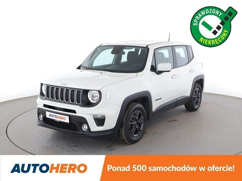 Biały Używany 2020 Jeep Renegade SUV | 59 900 zł (Uczciwa cena) - Obraz 1/3