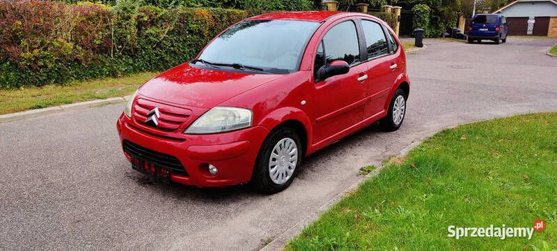 Czerwony Używany 2008 Citroën C3 Exclusive Hatchback | 6300 zł (Uczciwa cena) - Obraz 1/4