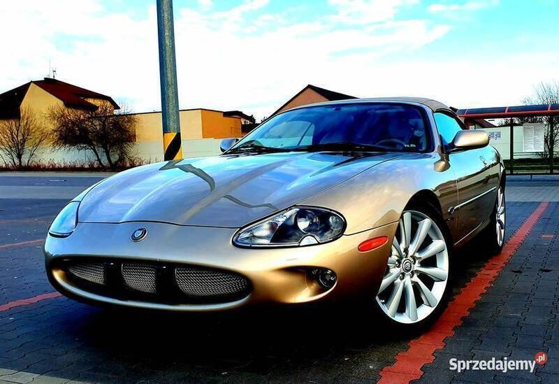 Złoty Używany 1998 Jaguar XK8 Kabriolet | 79 900 zł - Obraz 1/4