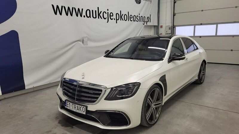 Biały Używany 2018 Mercedes S63 AMG AMG Sedan/Limuzyna | 350 000 zł - Obraz 1/4