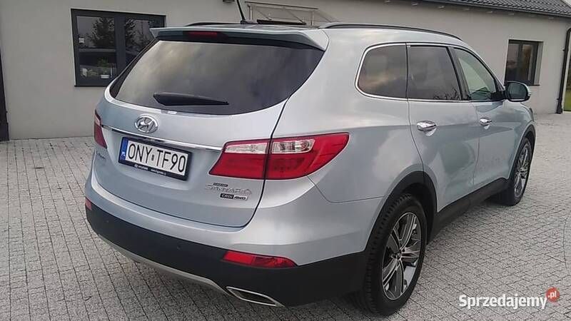 Srebrny Używany 2015 Hyundai Grand Santa Fe SUV | 71 800 zł - Obraz 1/4