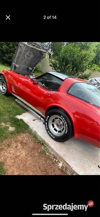 Czerwony Używany 1980 Chevrolet Corvette Coupe | 39 000 zł - Obraz 1/4