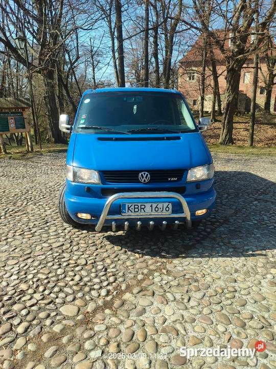 Niebieski Używany 1999 VW T4 Van | 31 900 zł - Obraz 1/4